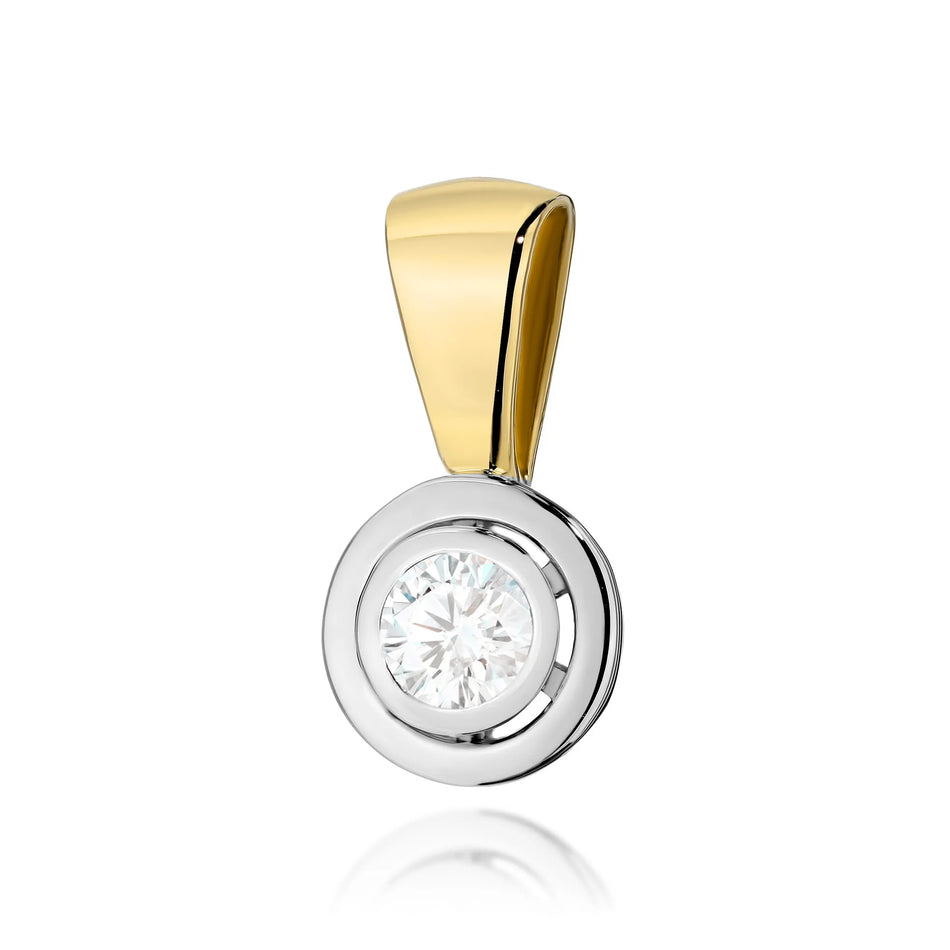 Gold Pendant with 0.20ct Diamond