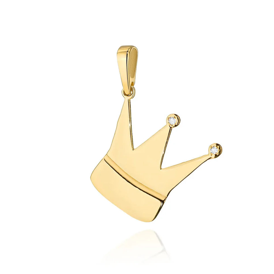 Zlatý prívesok s diamantmi 0,01 ct