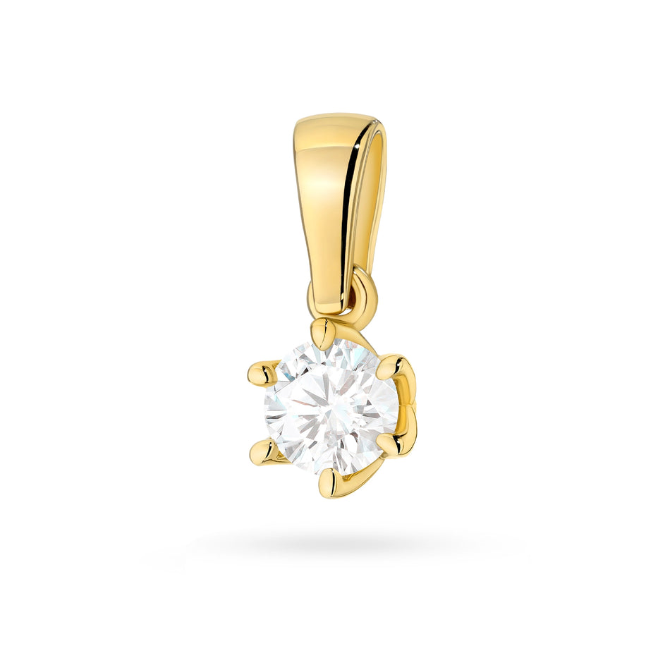 Gold Pendant with 0.40ct Diamond