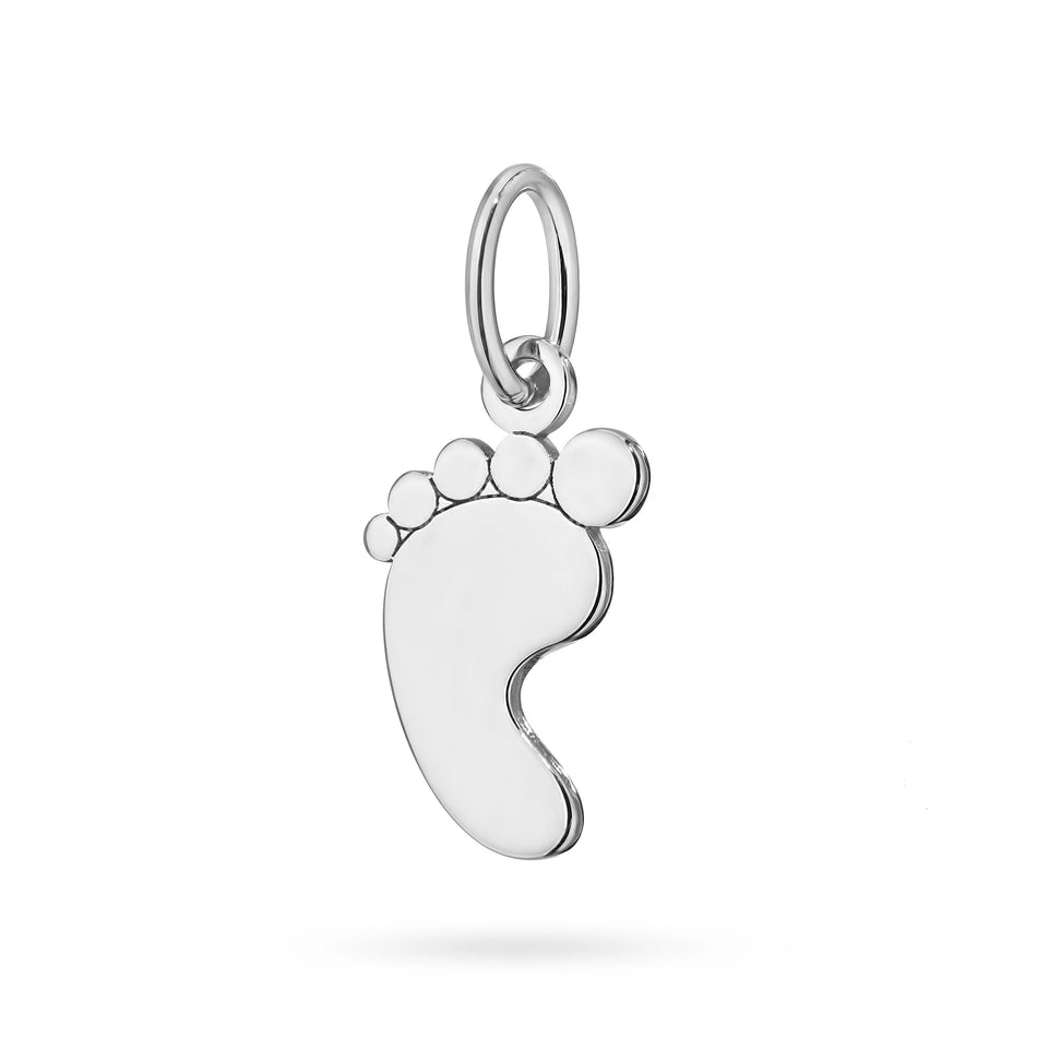 Silver Pendant Baby Feet