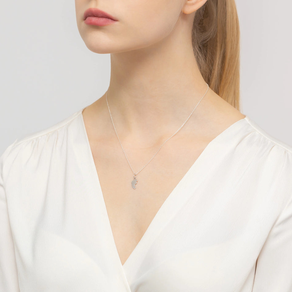 Silver Pendant Baby Feet