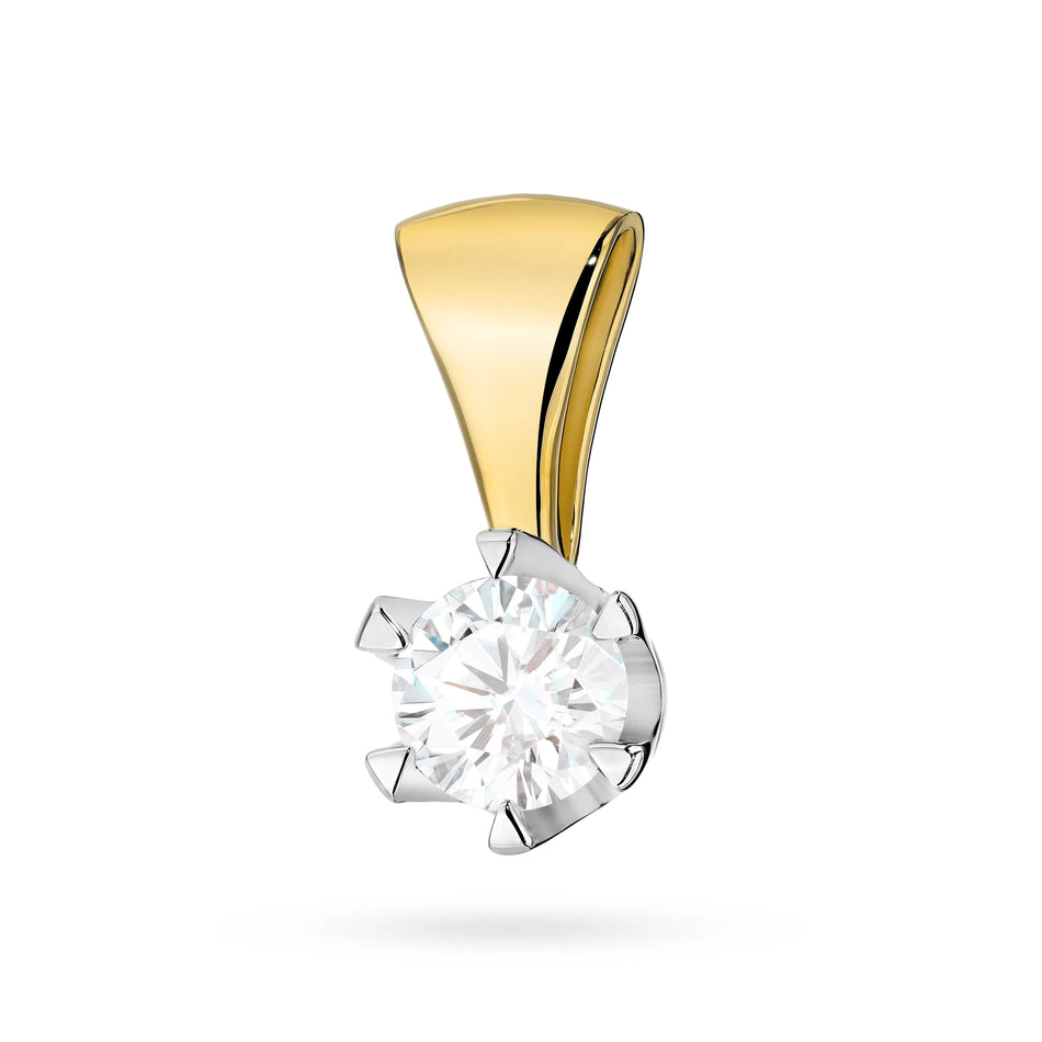 Zlatý prívesok s diamantom 0,70 ct